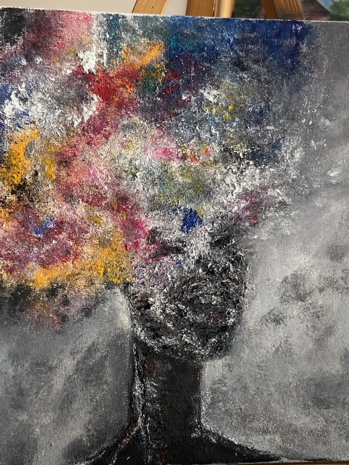 Afro, artwork by Émilie Demers