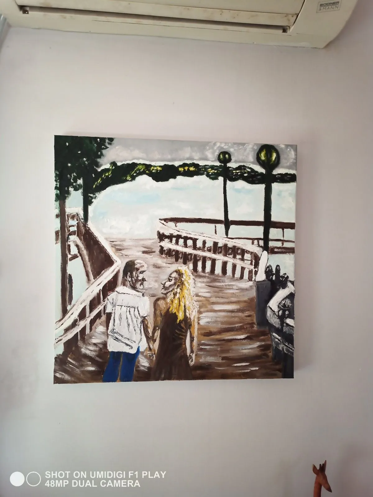 Les amoureux sous les tropiques, œuvre de Siro Delphine