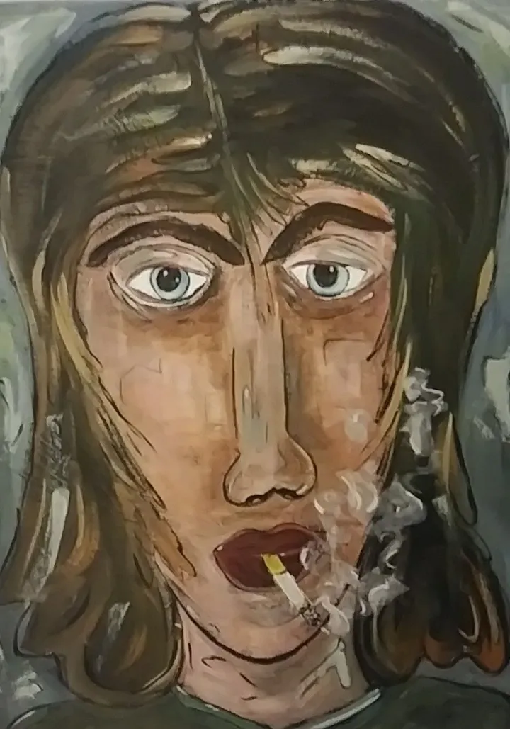 Je me souviens d'une époque..., artwork by Claudette Roy