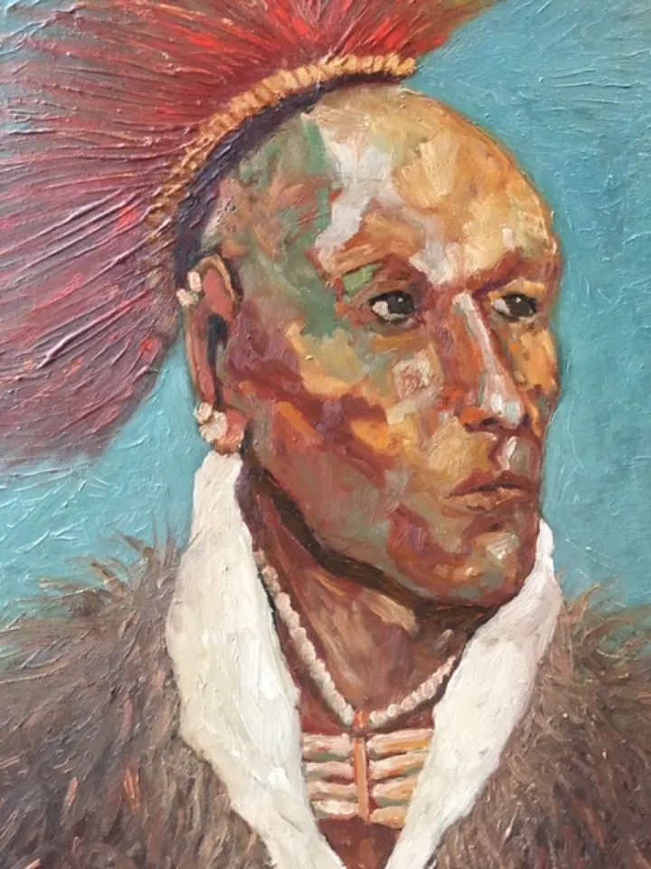 mohawk native/sold, œuvre de Rebecca Manns