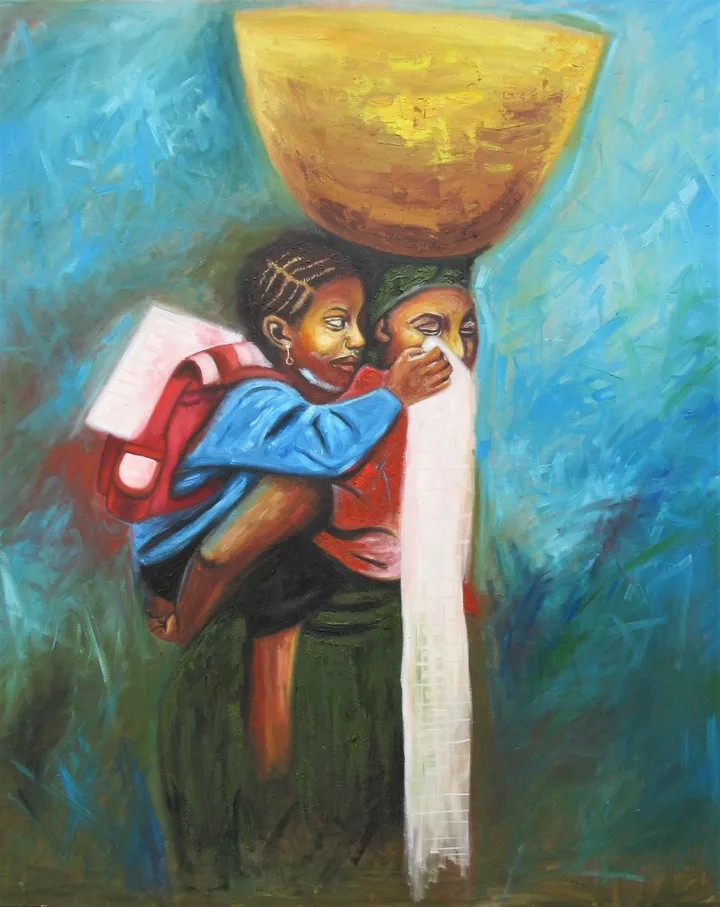 Education is the Key, artwork by Luka Chohu