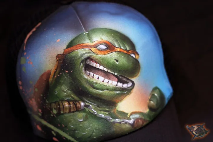 ninja turtles michelangelo, œuvre de Thanasis Zetes