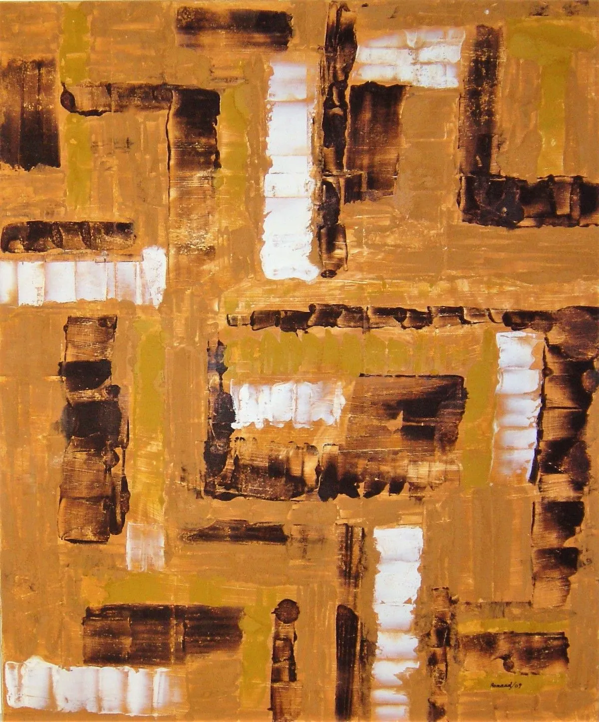 Composition 09-11, artwork by Marcel Renaud