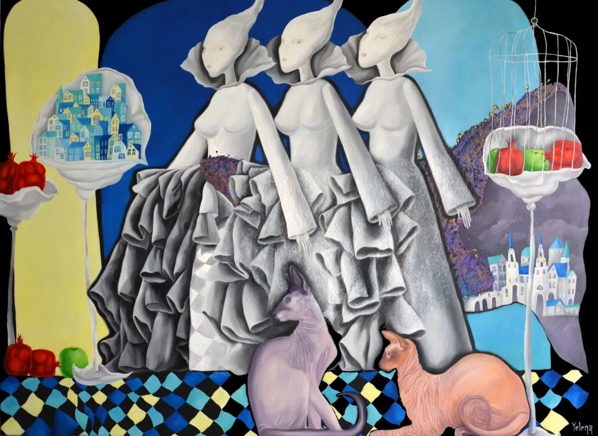 Premonition, artwork by Yelena Revis