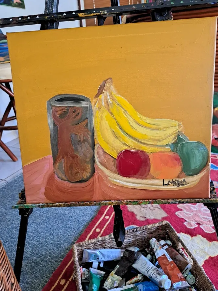 Breakfast, artwork by Ligia Moya