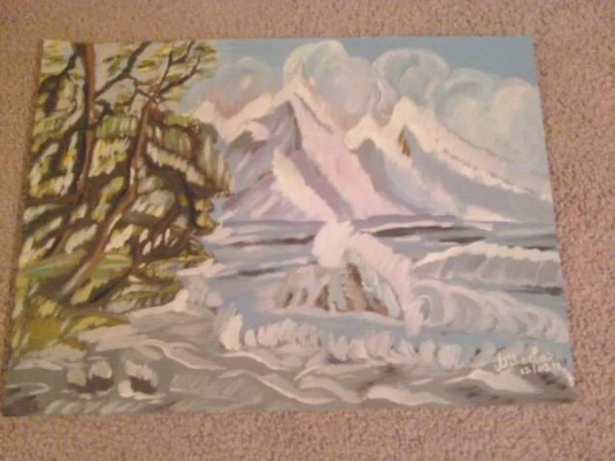 Stormy sea, œuvre de Cerasela Ciobanu