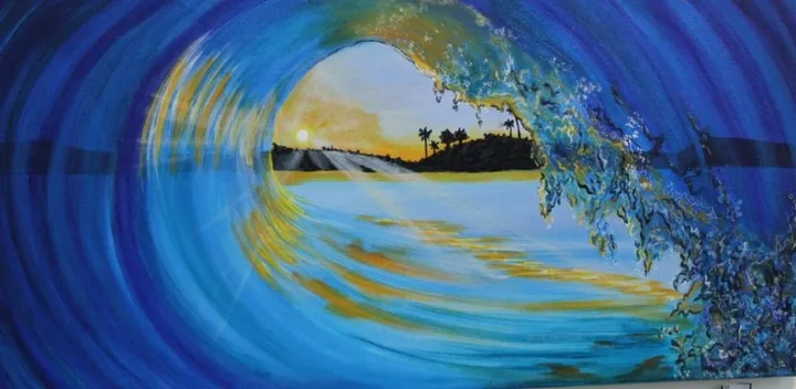Wave tube, œuvre de Surabhi Srivastava