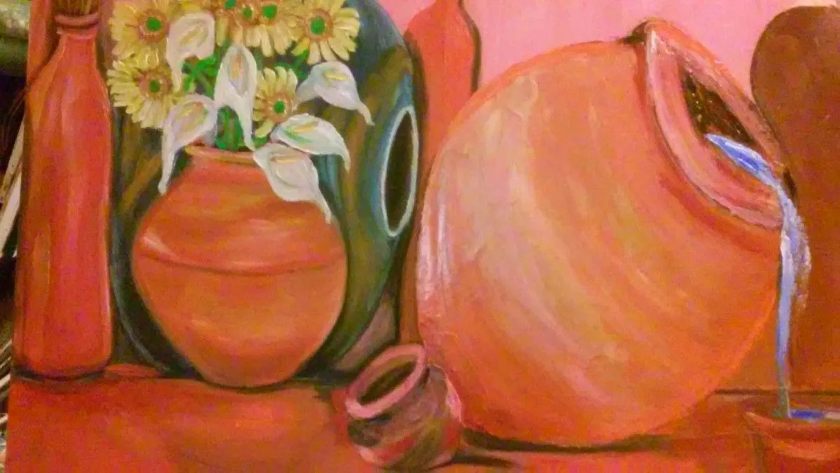 Bodegón para mi madre, artwork by Ligia Moya