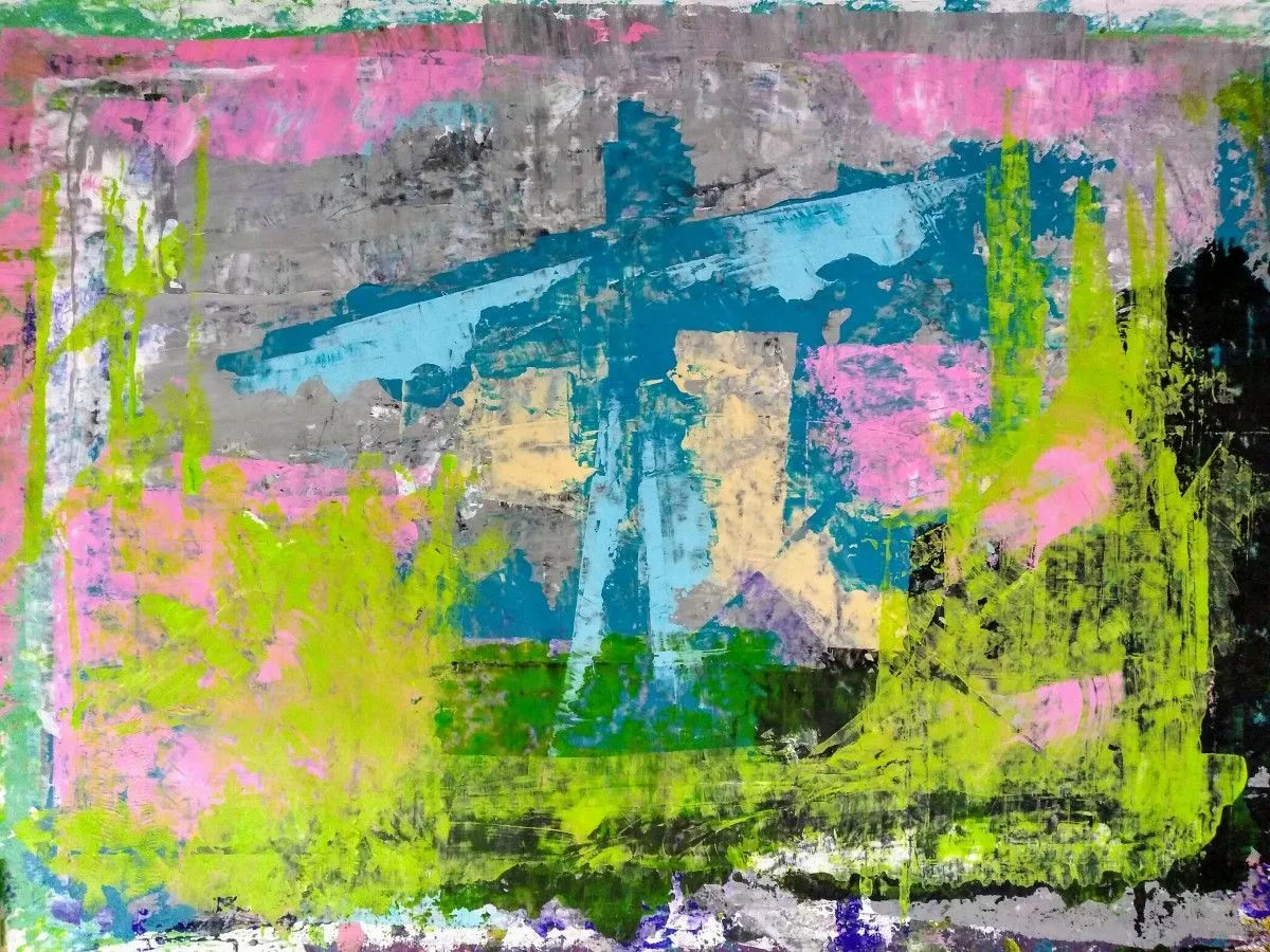 Learning to fly, œuvre de Patrick van