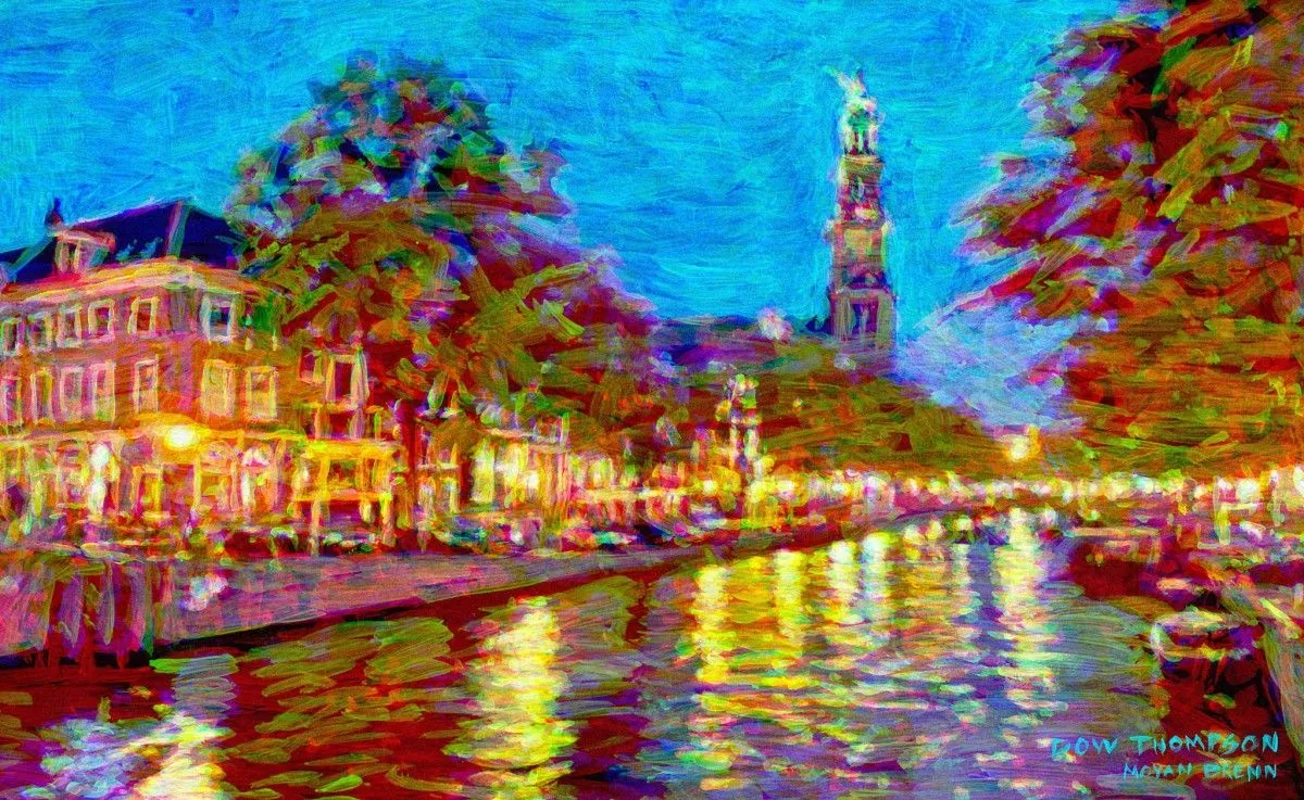 night river, œuvre de Dow Thompson