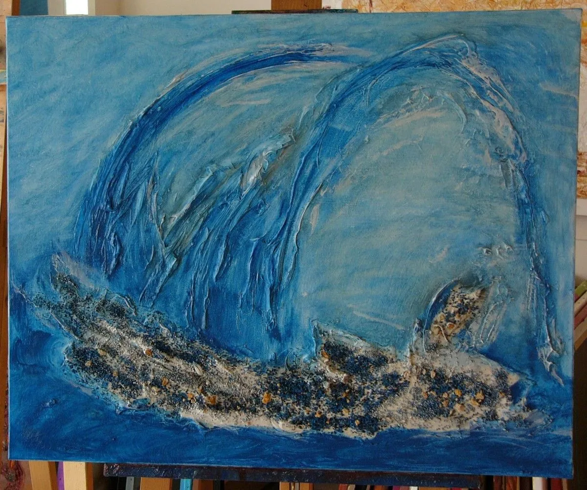 La vague, artwork by Lilith Cazeneuve