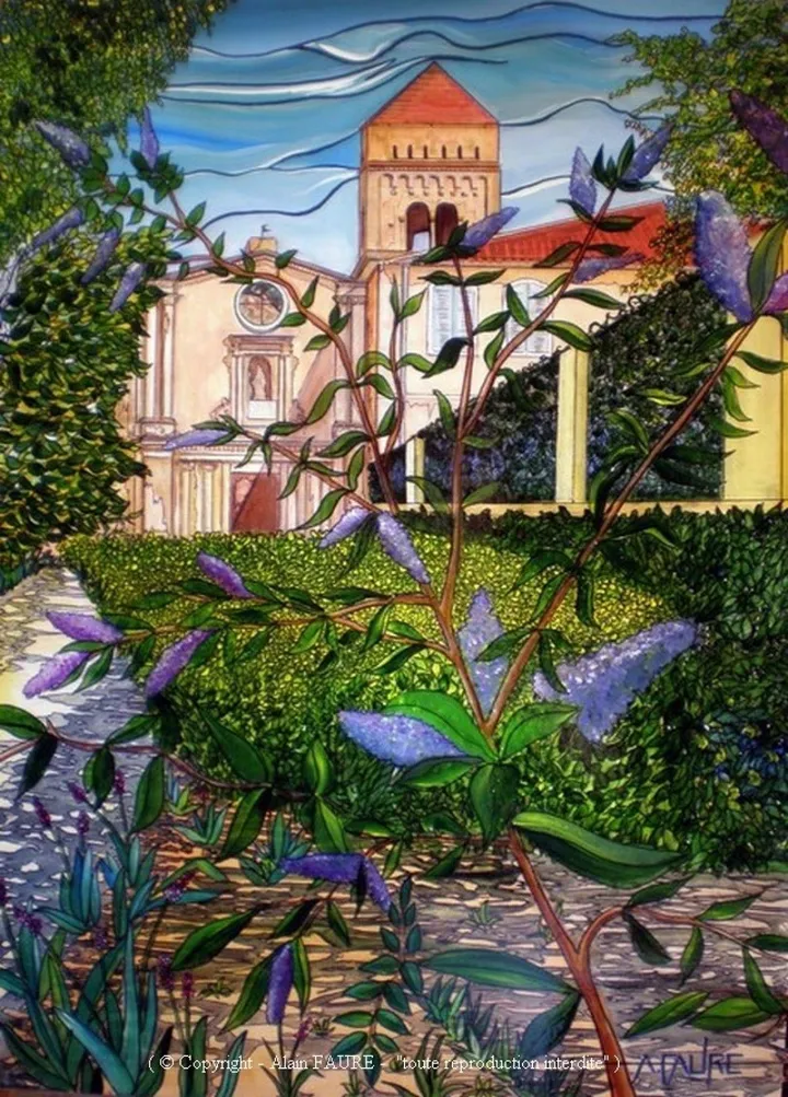 ST PAUL DE MAUSOLE, artwork by Alain FAURE