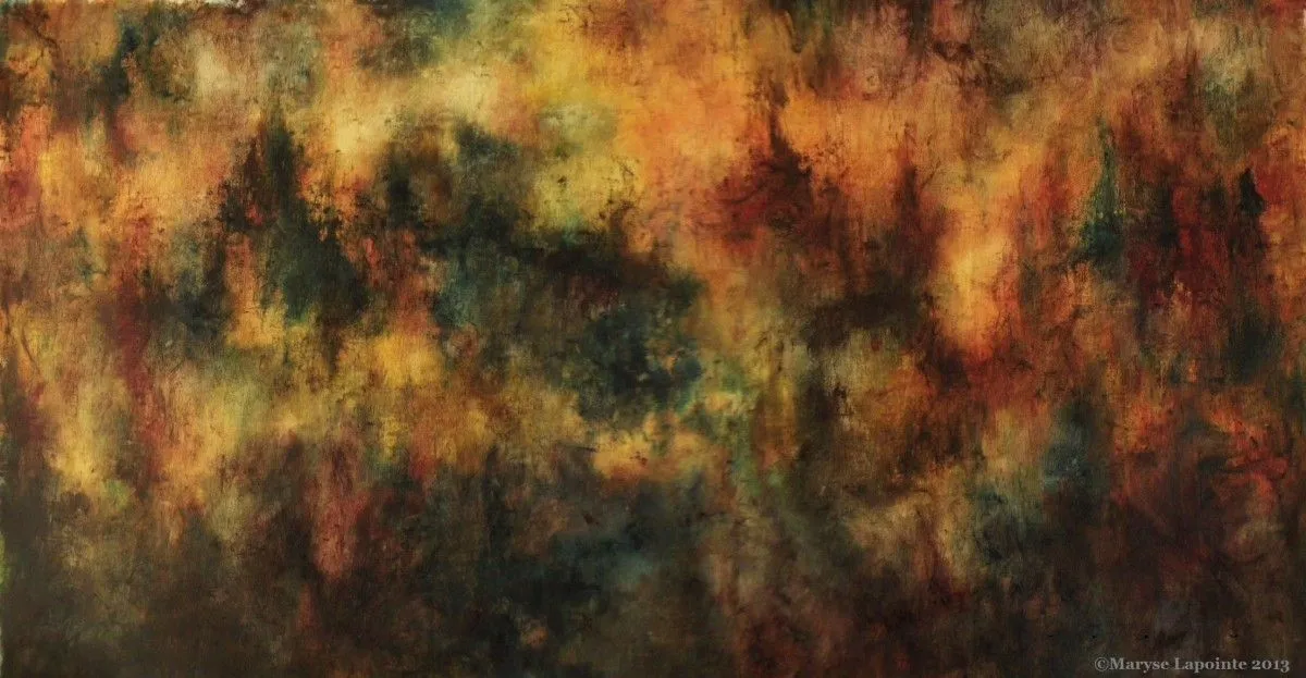 Rêve d'Ouranie (Forêt) / Ouranie's Dream (Forest), artwork by Maryse Lapointe