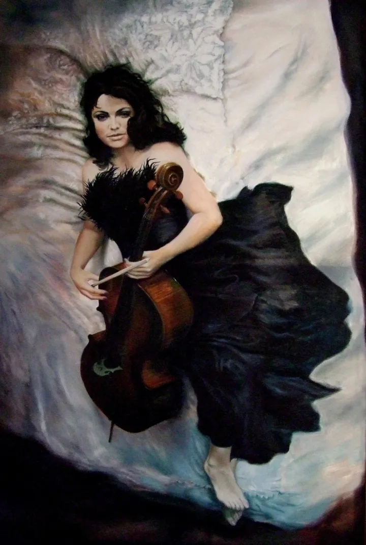 The Cellist, œuvre de Tom Brown