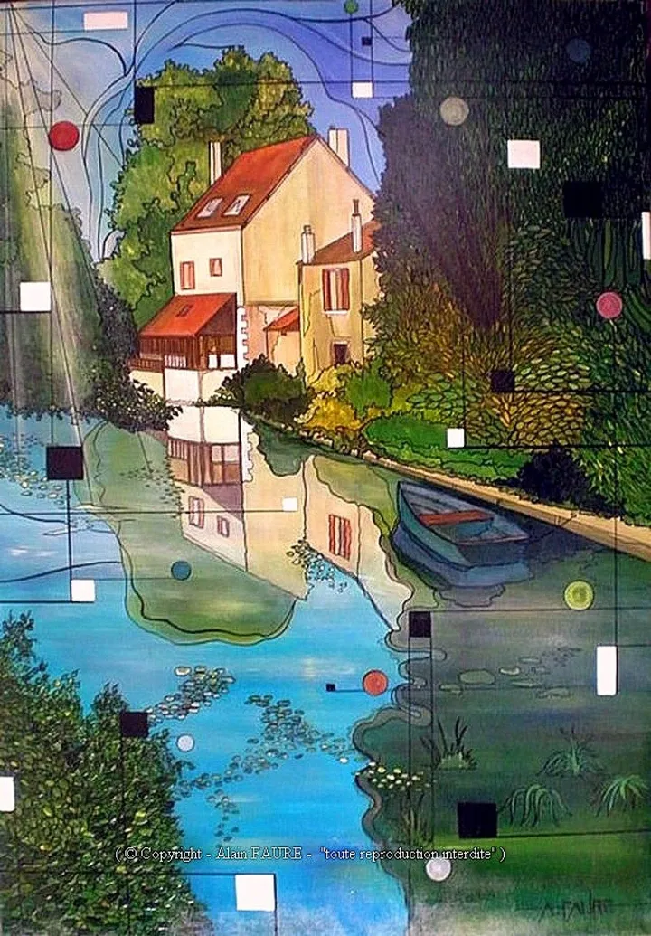 QUAND PASSE L'EURE, œuvre de Alain FAURE
