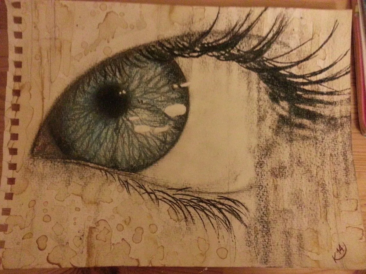 Window to the past, artwork by Katia Mattucci