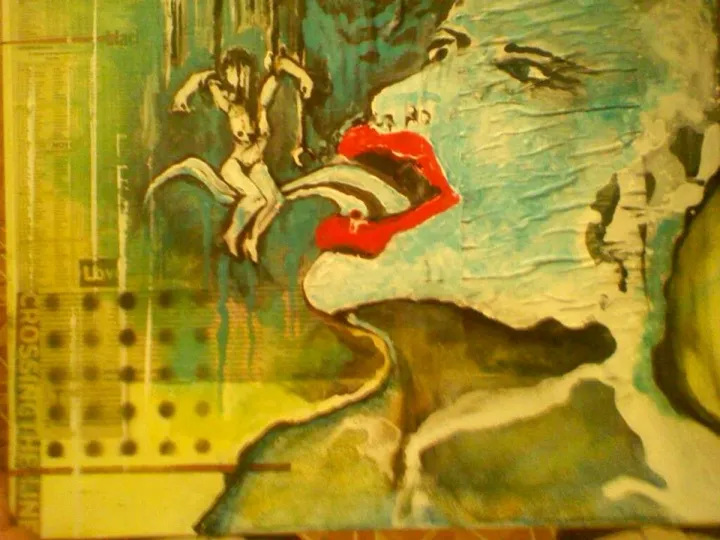 Crossing the Line, artwork by Miguel Alvarez