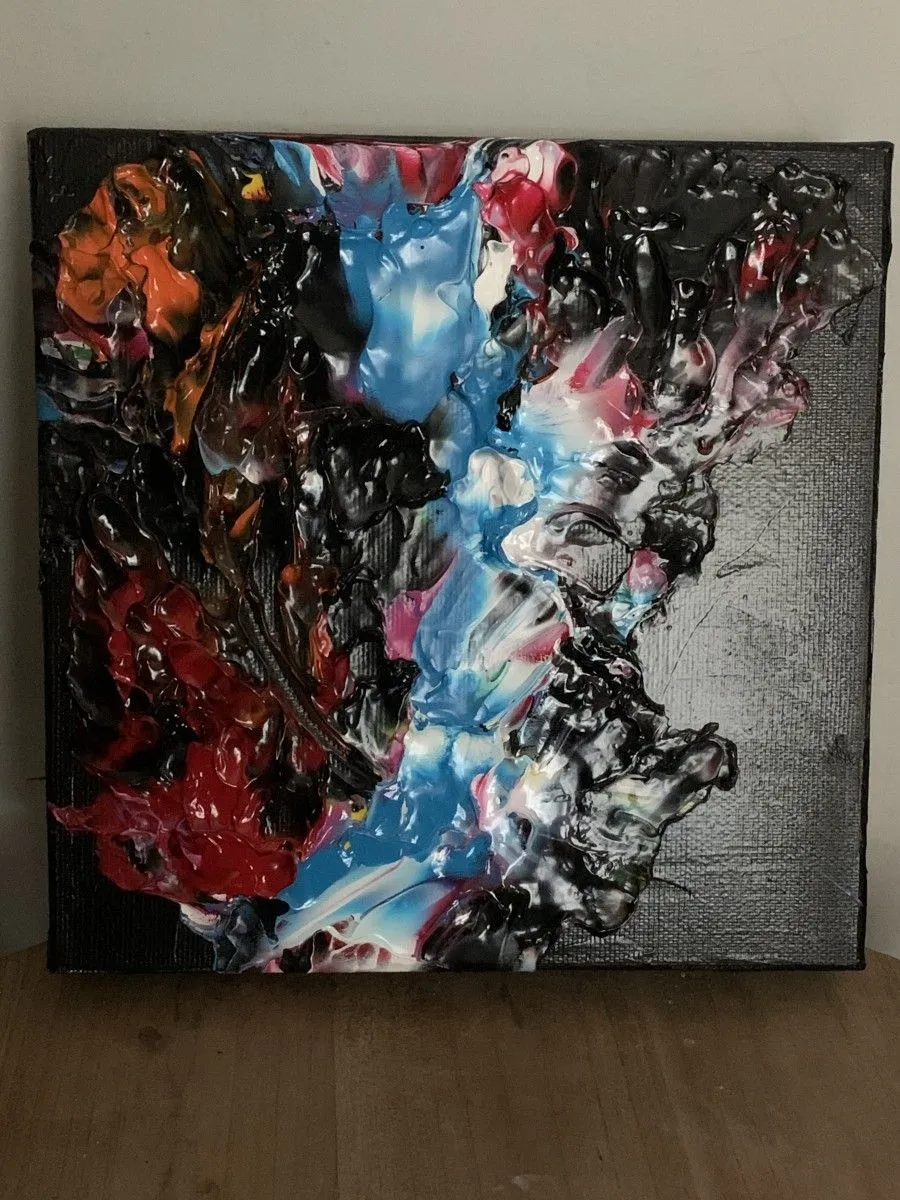 Black contrast, artwork by Anne Cellier
