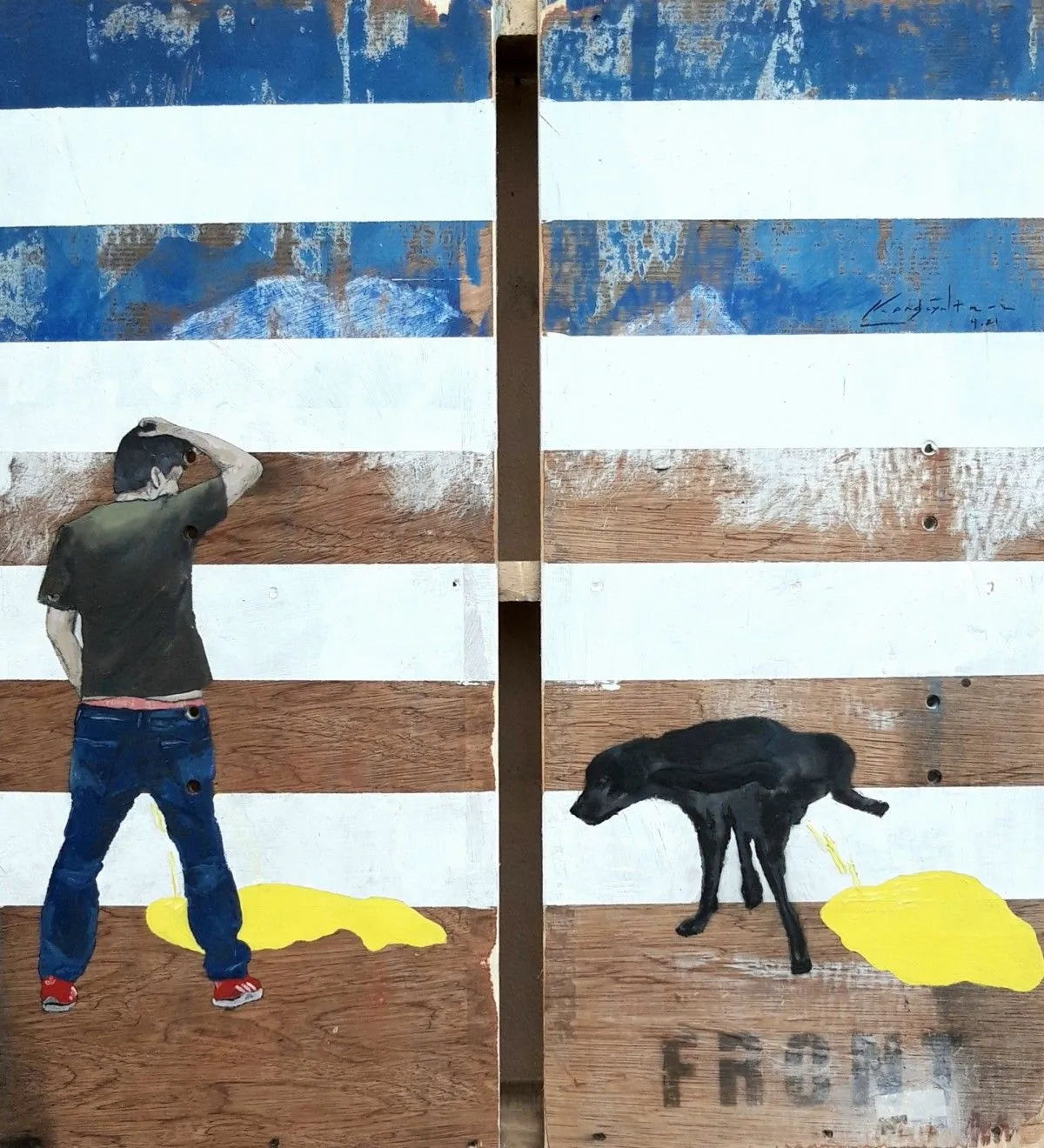 …problem solved!, œuvre de Constantinos Kalfountzos