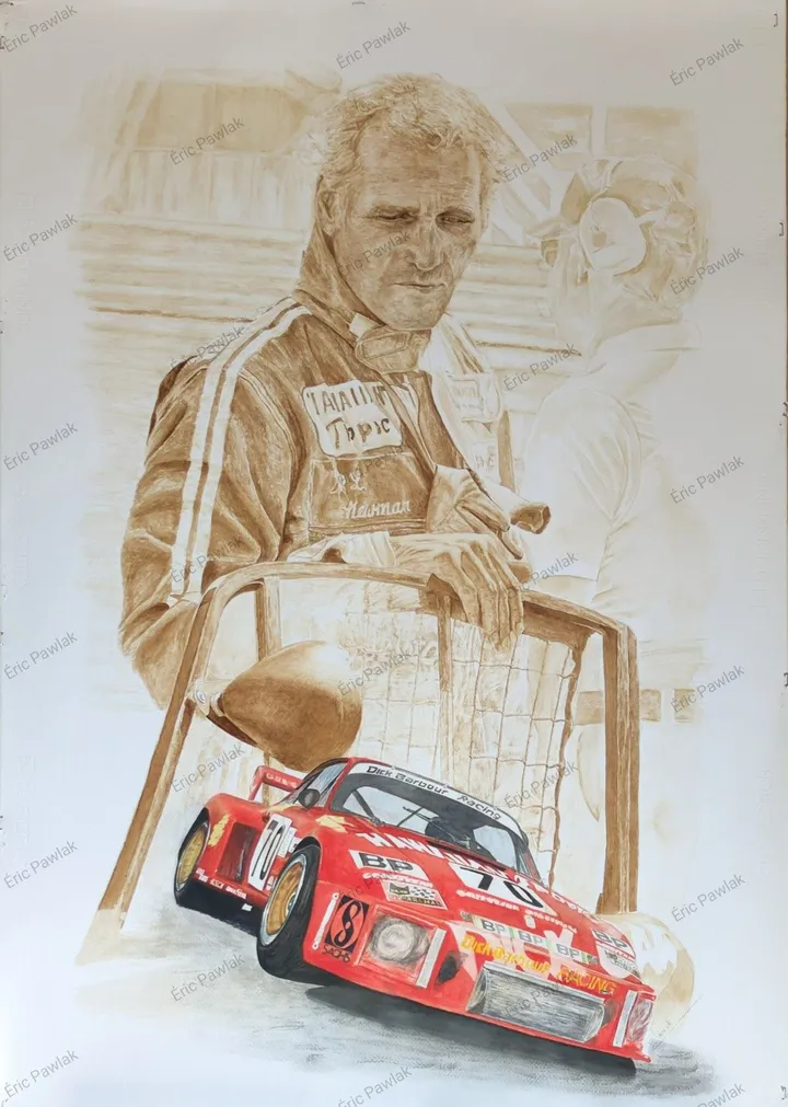 Paul Newman, œuvre de Eric PAWLAK