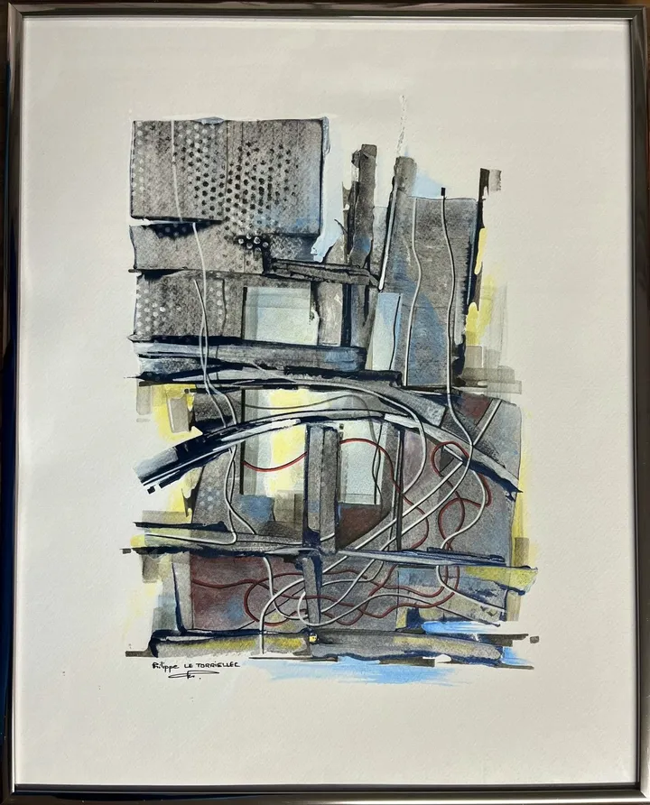 Entrelacements 5, artwork by Philippe LE TORRIELLEC