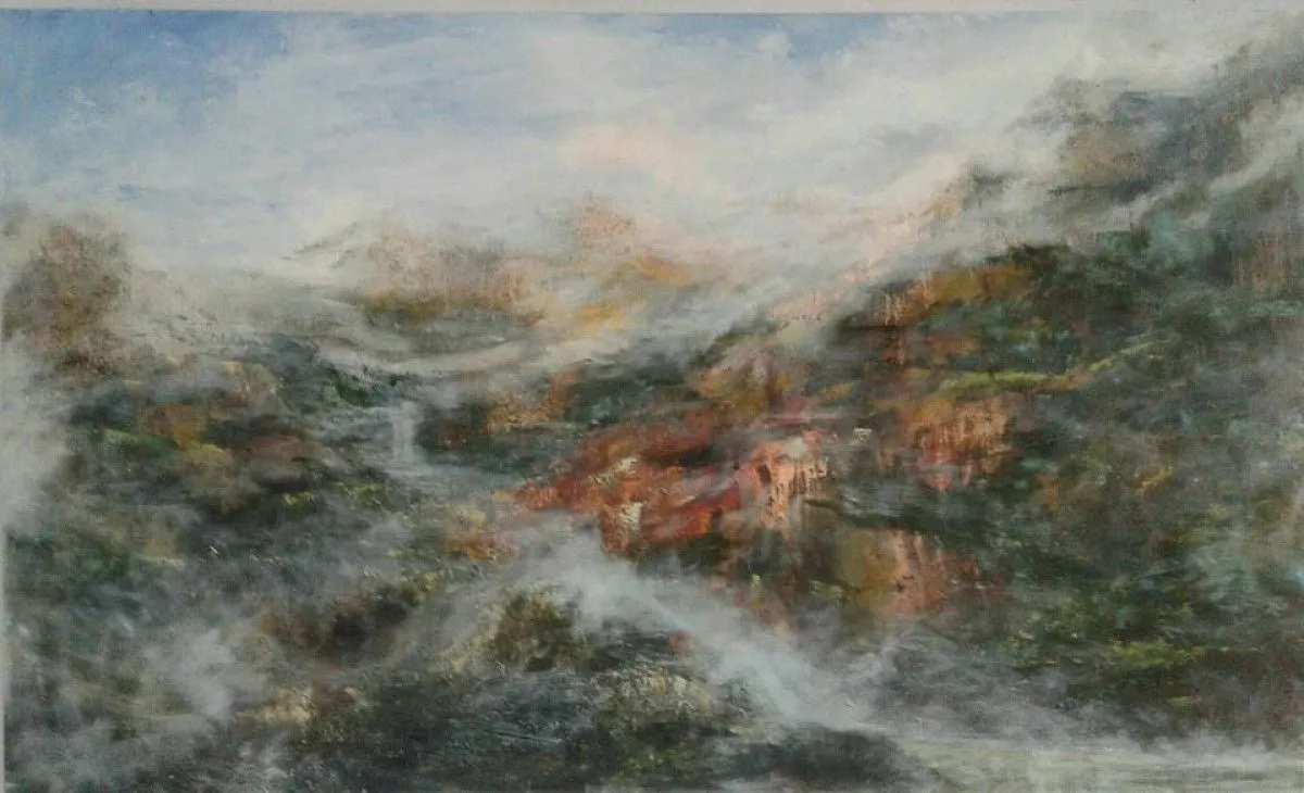 A cool morning, artwork by Redon Satyam Kota
