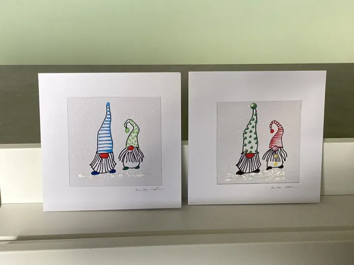 Cartes faites à main, artwork by Rita Vandenherrewegen