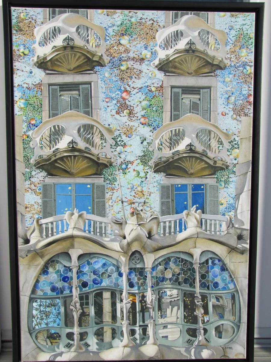 Hommage a Gaudi, œuvre de Pierre Godreau