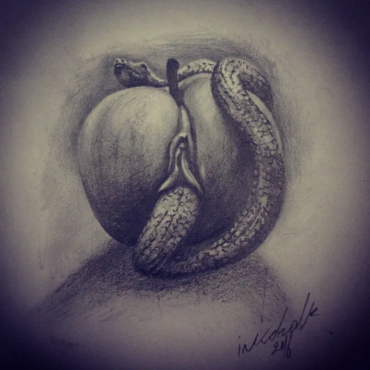 The original sin, œuvre de Michael Chalkias
