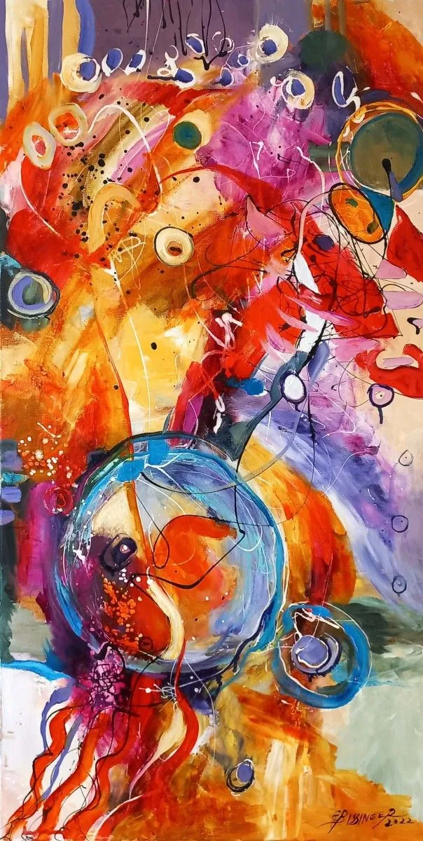 Abstract Hopa Mitica, œuvre de Bissinger Elena