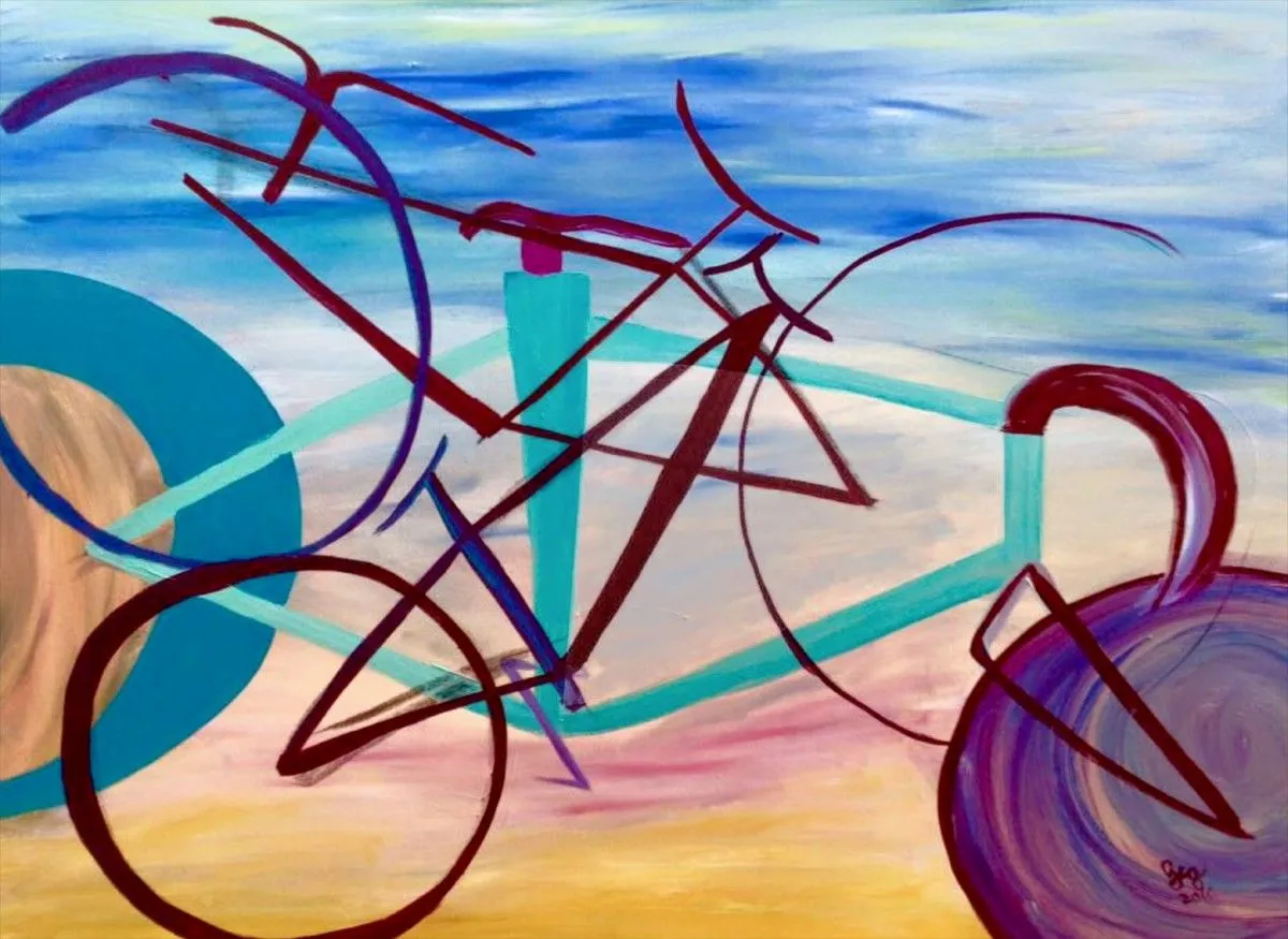 Bicicletas, artwork by Gigi Martins