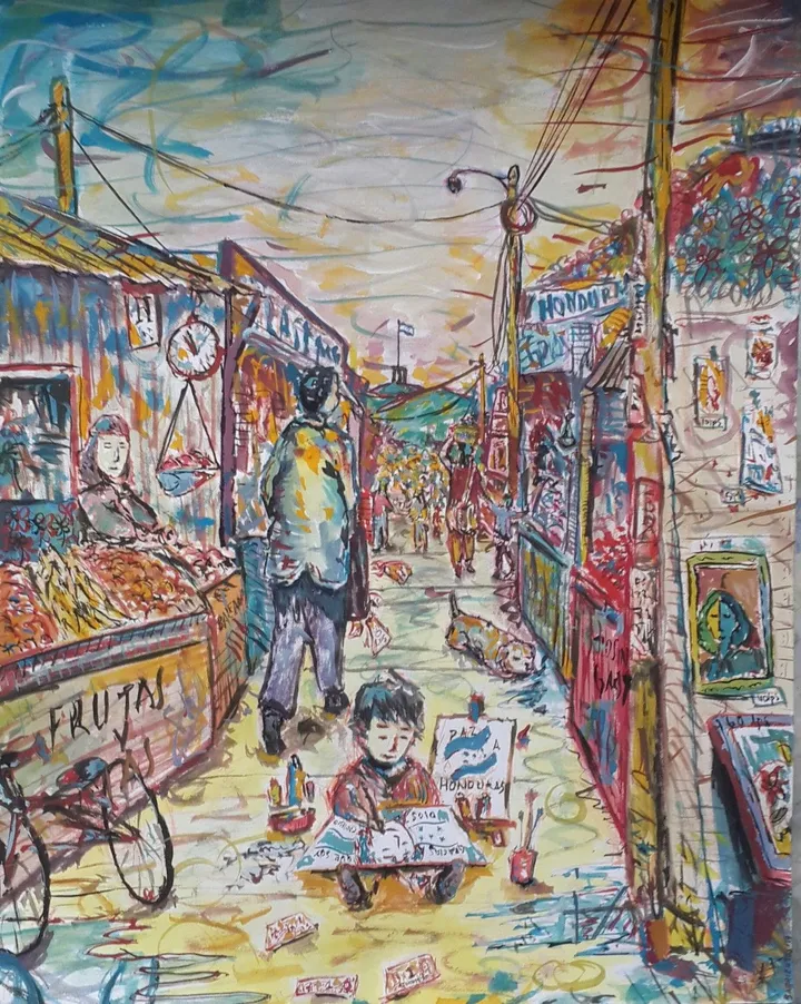 Perseverancia (Ilustración), œuvre de Aziel Barrientos