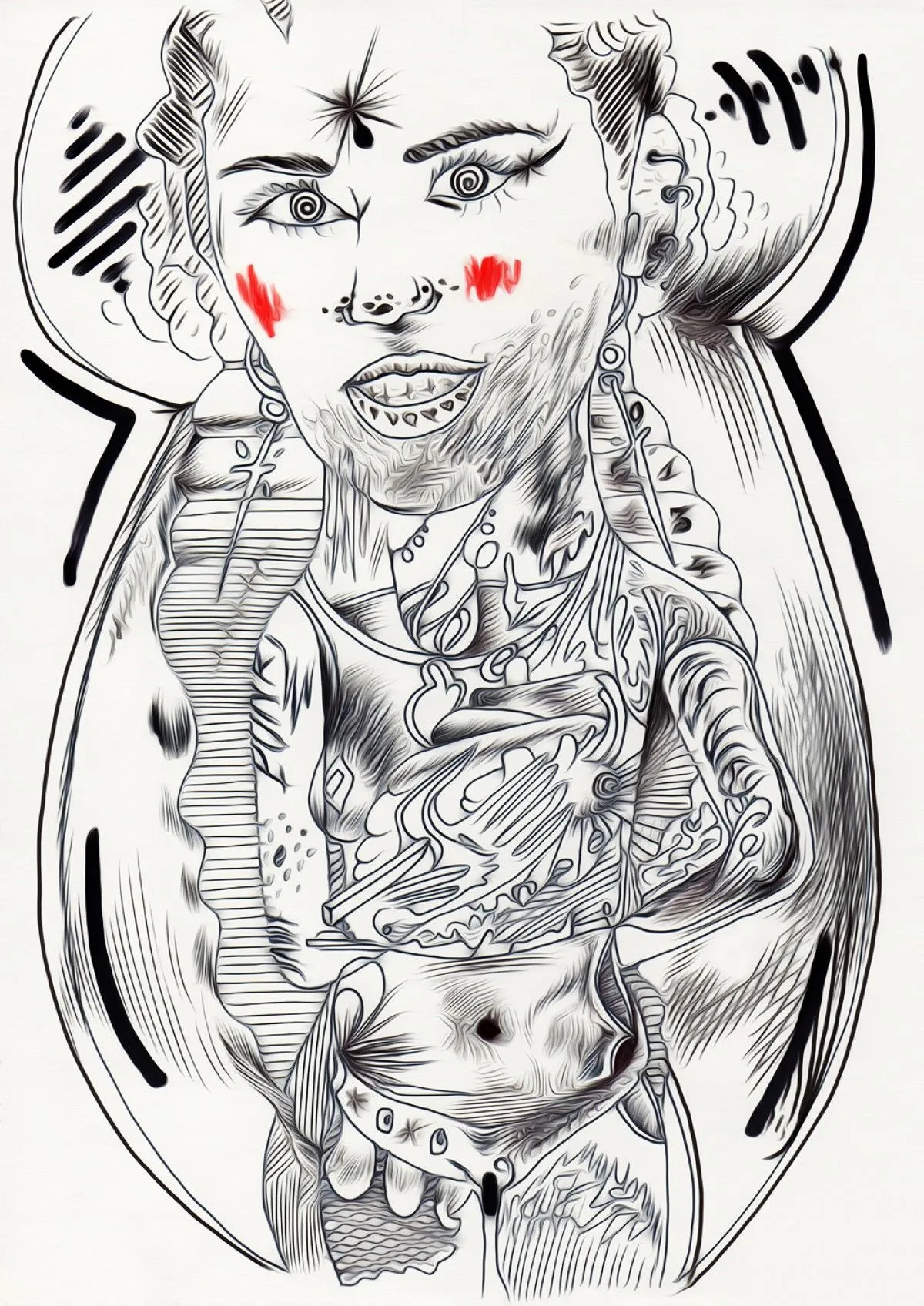 #, œuvre de Laura H