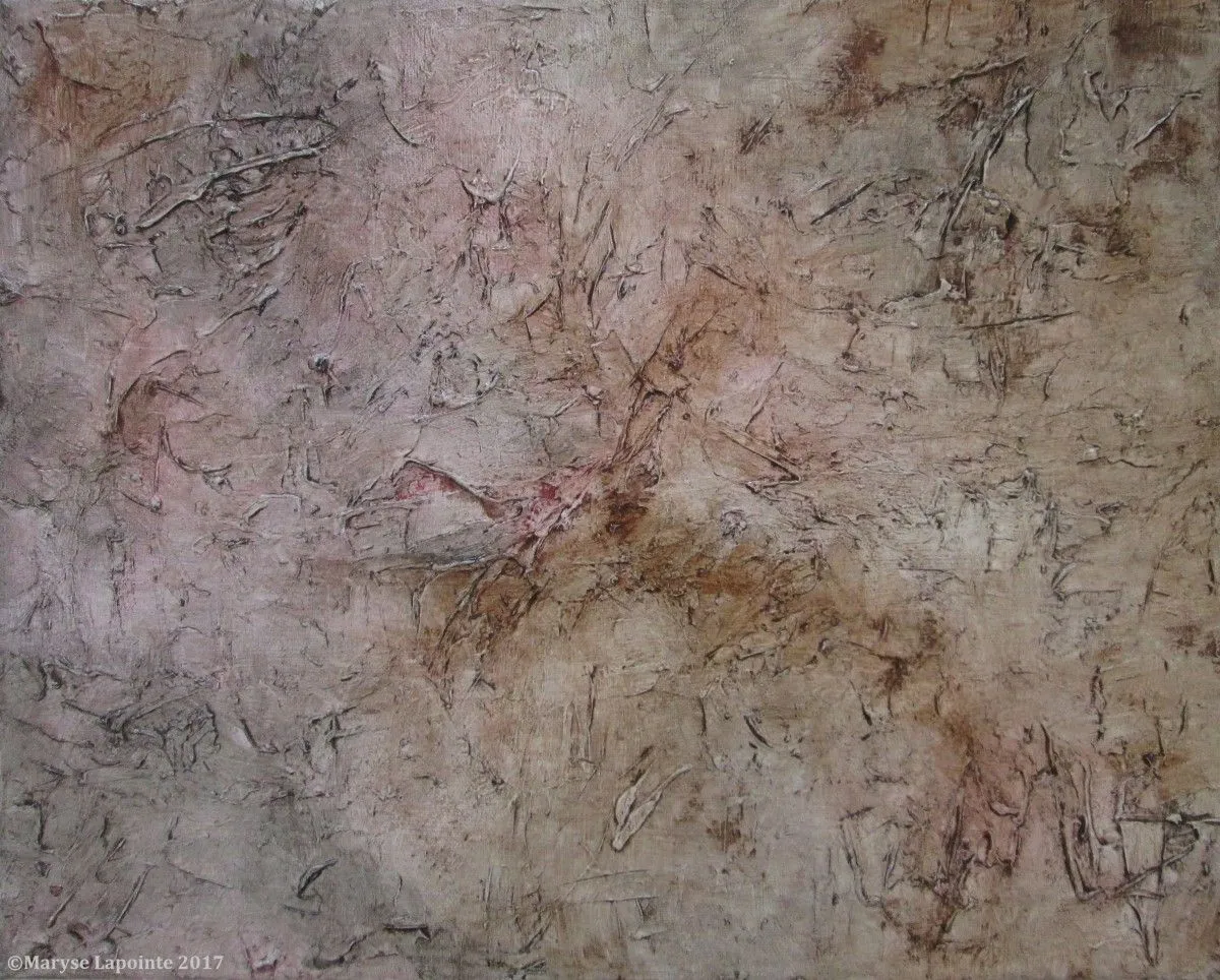 Fossiles 3 / Fossils 3, artwork by Maryse Lapointe