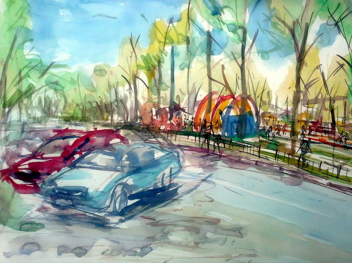 Gagarin Park, artwork by Akpan Usoroh