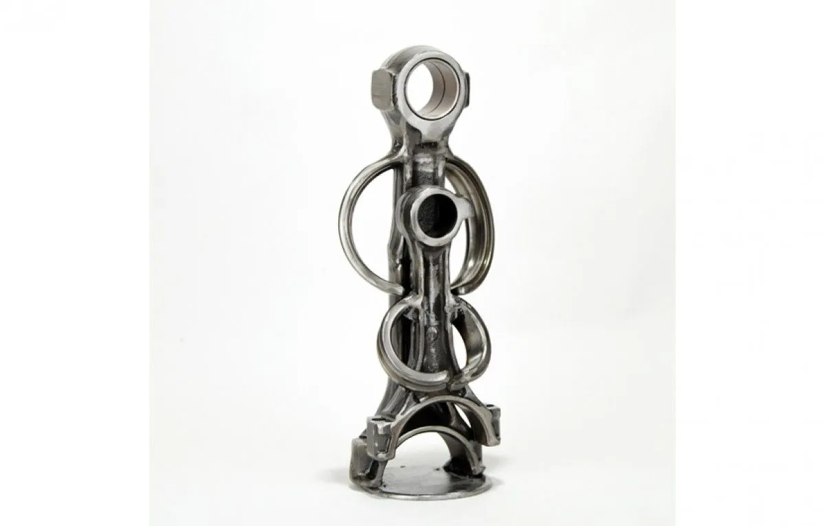 Motherhood metal sculpture, artwork by Dendrinos gIANNIS