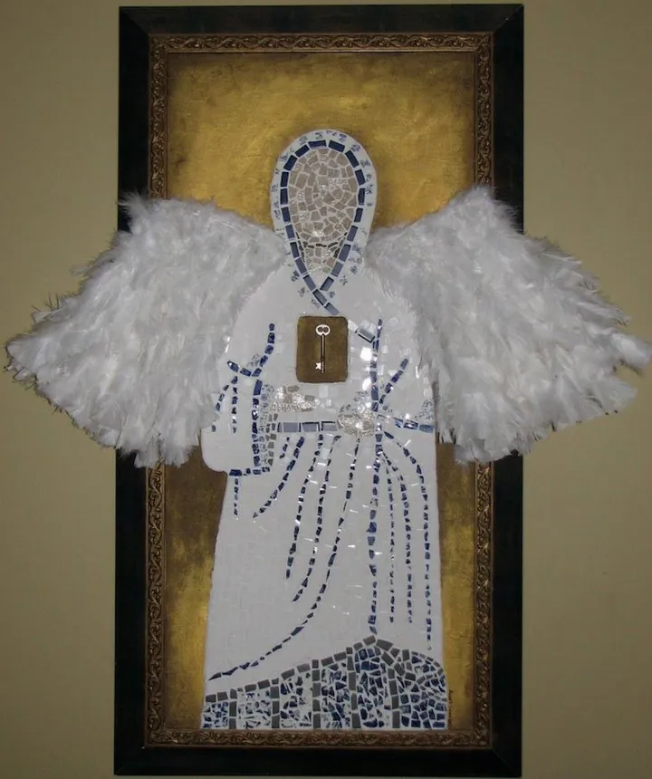Les ailes de l'ange, œuvre de Anne-Line Schoovaerts