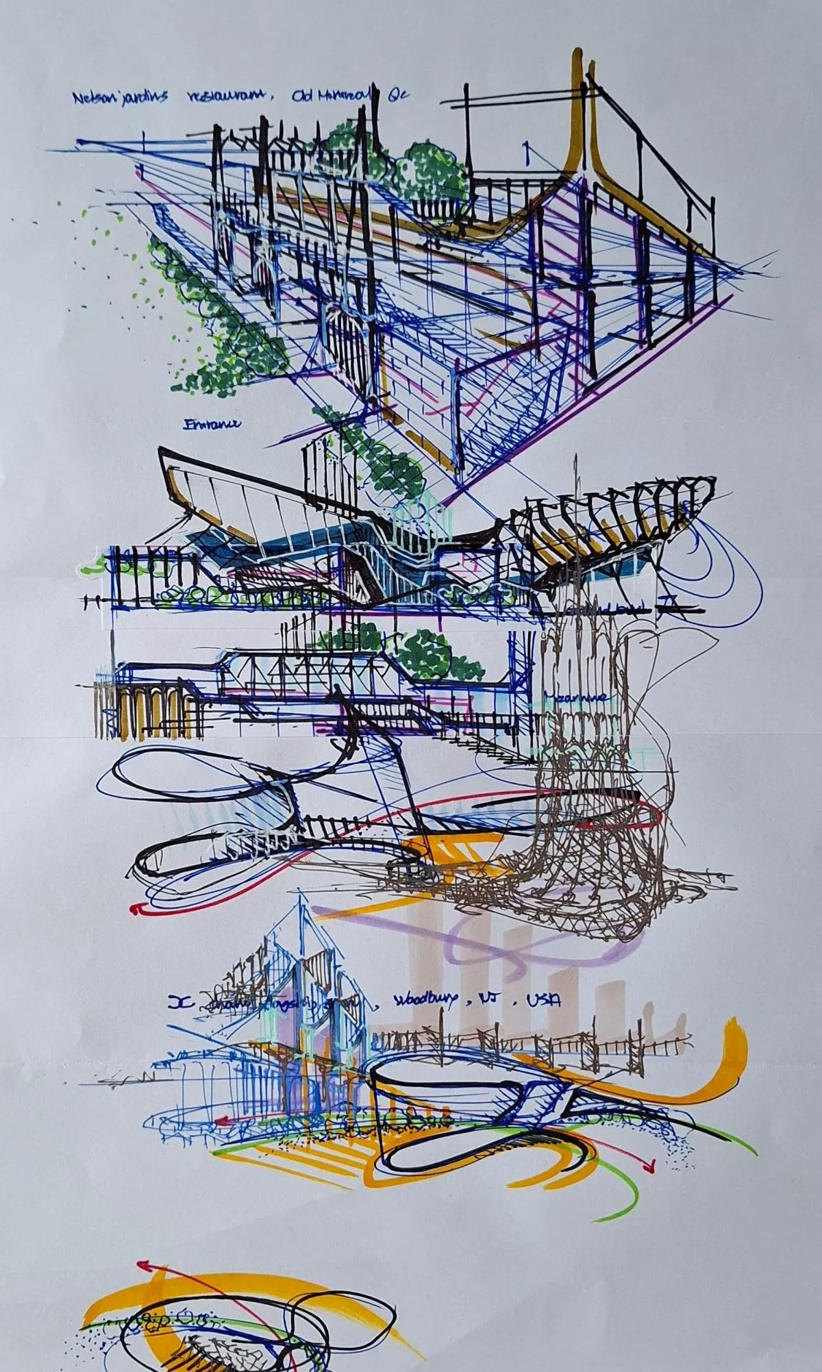 l'urbain latéral, artwork by Mino Kim