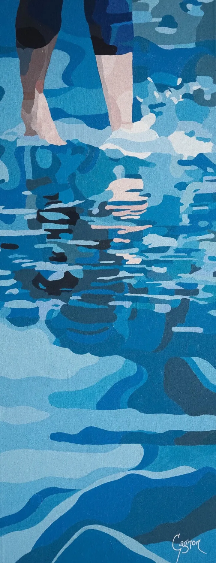 Reflets, artwork by Lynda Gagnon