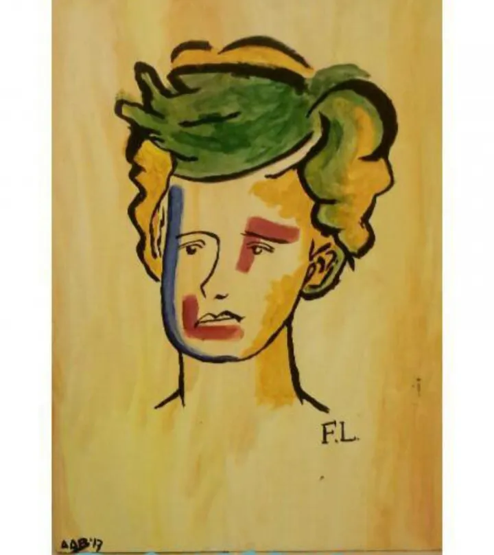 Homenaje a Fernand Leger, œuvre de Aziel Barrientos