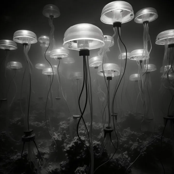 Méduses, œuvre de Miguel Duvivier