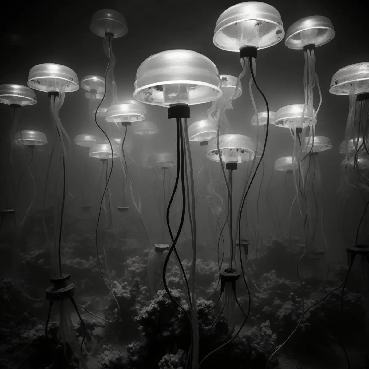 Méduses, œuvre de Miguel Duvivier