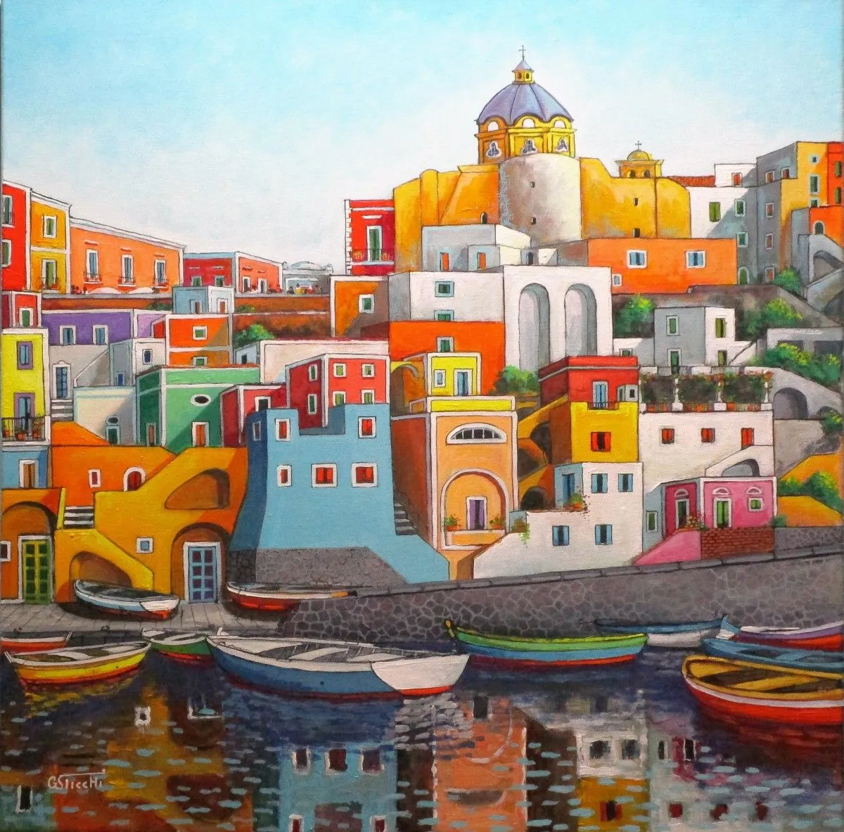 Corricella 5, artwork by Giuseppe Sticchi
