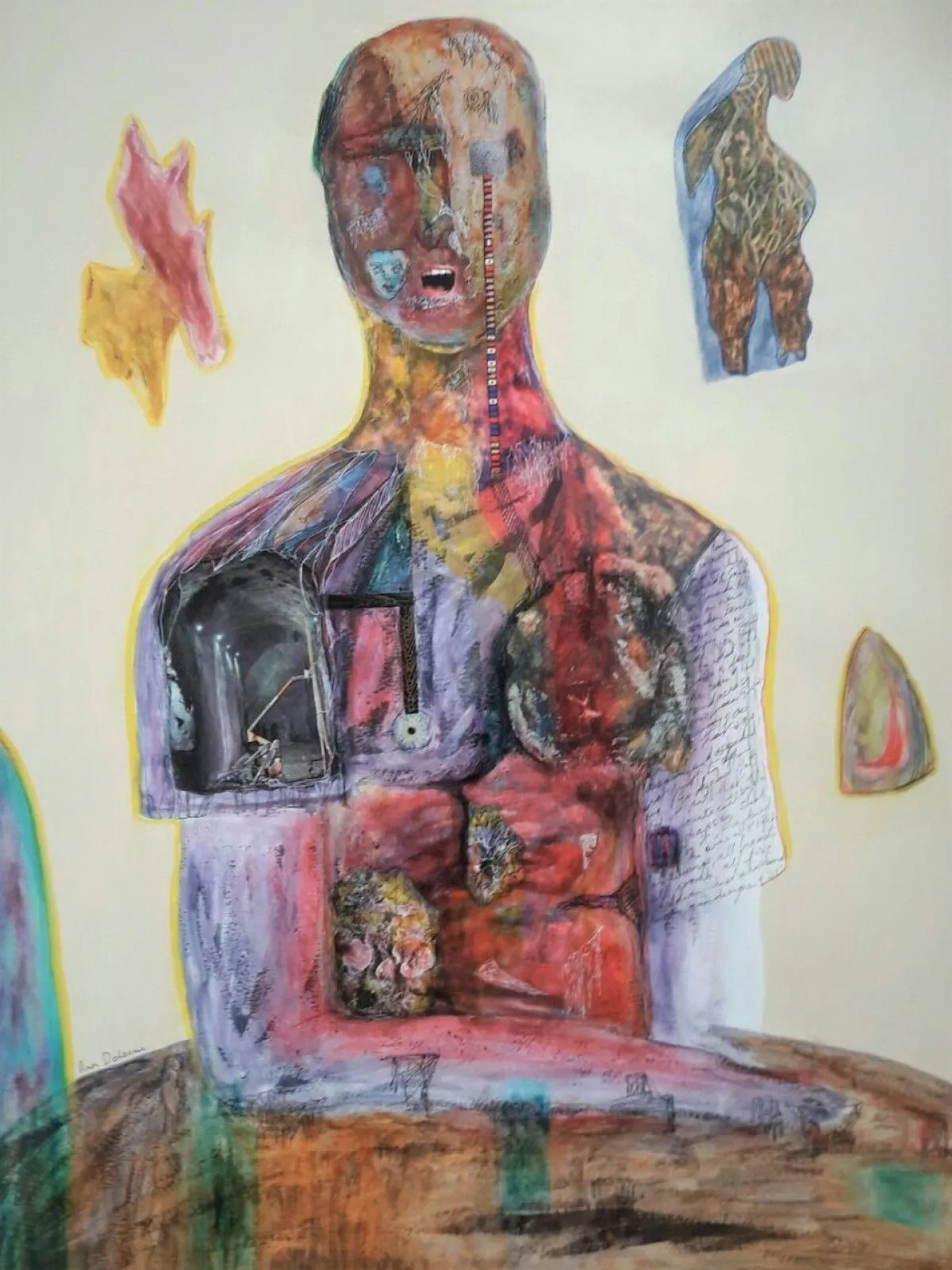 Newsreader, œuvre de Ann Delorme