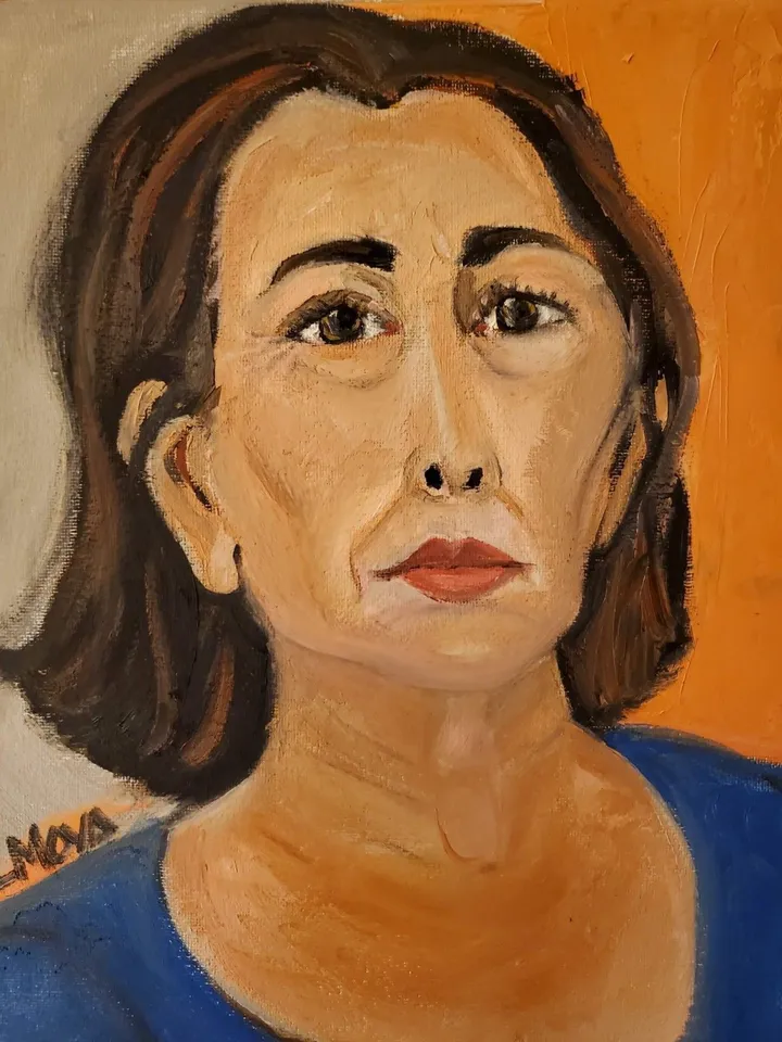 Autoretrato, œuvre de Ligia Moya