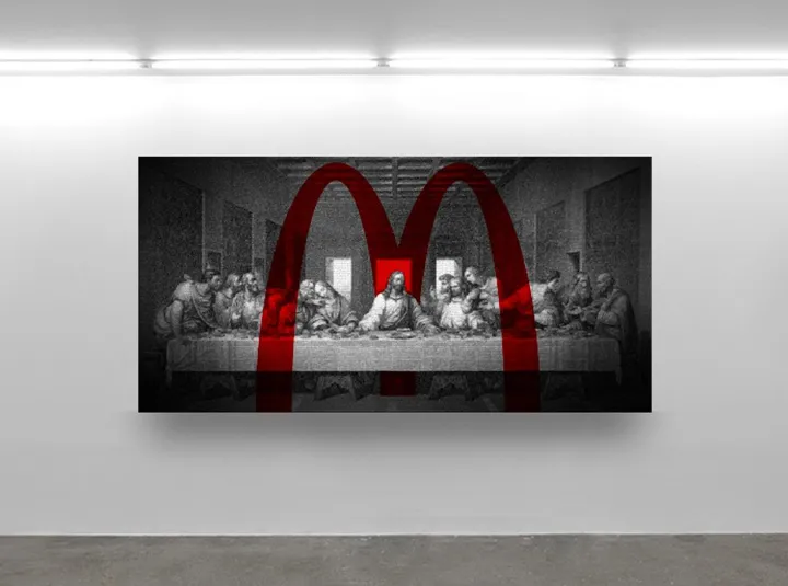 The junk food last supper², œuvre de Charlie Wayne