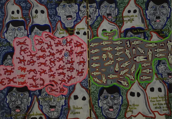 Adolfies and the KKK Discussing the Point ( of Life and Death ), œuvre de Andrew Lovell