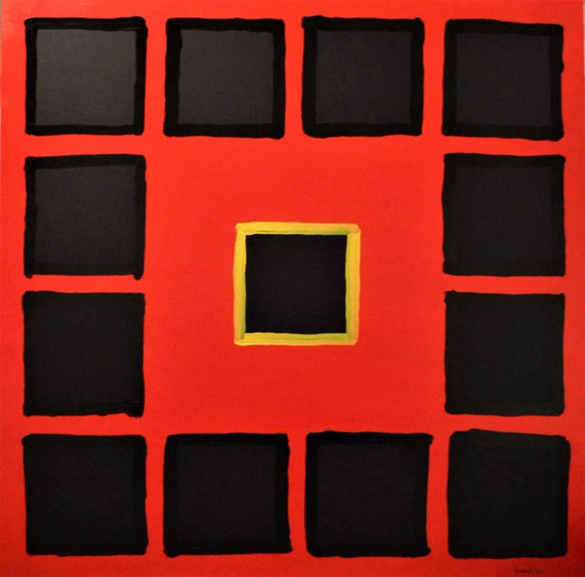Composition 21-4, œuvre de Marcel Renaud