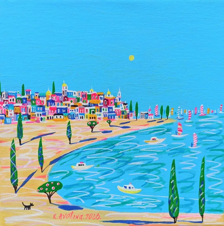 Sail Away With M, artwork by Katrina Avotina