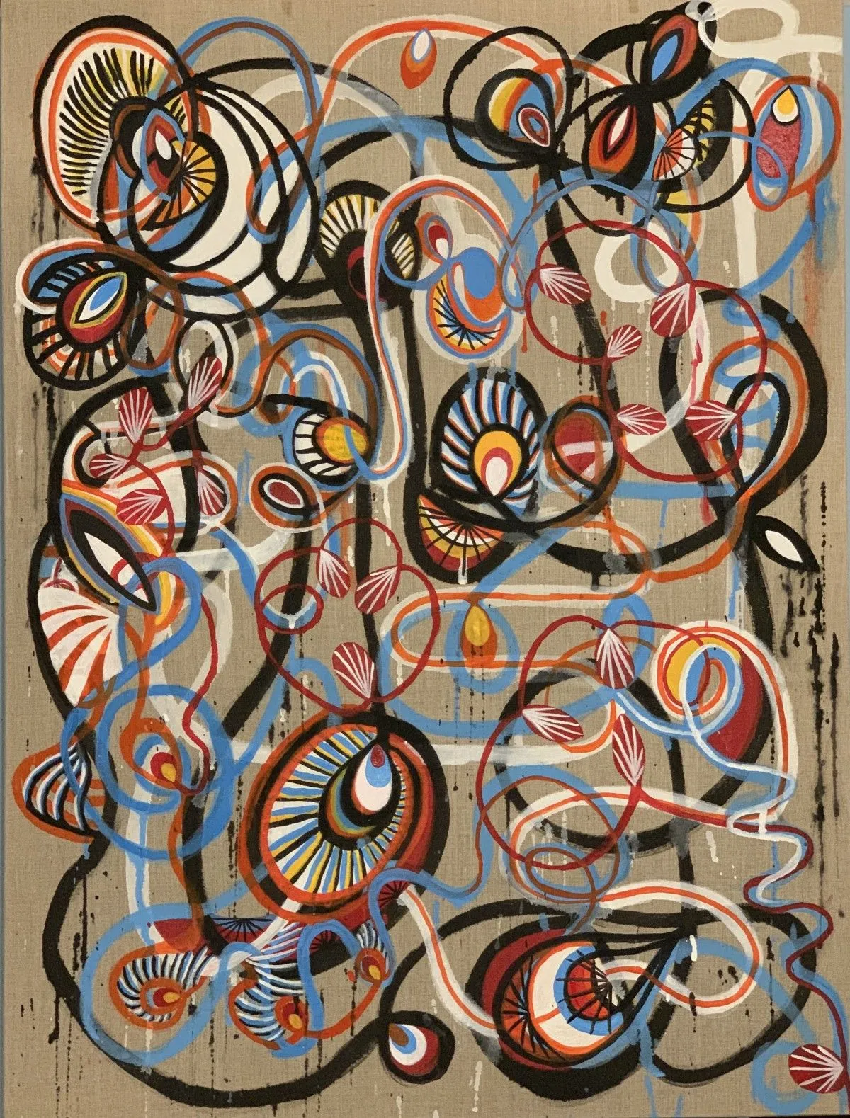 The circus of life, artwork by Dania Tahlawi